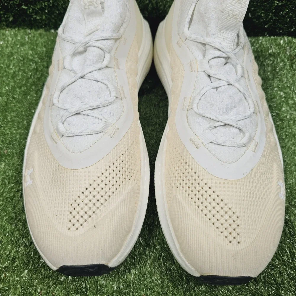Under Armour HOVR Phantom 4 Off White Athletic Running Sneakers Mens Size 13‎